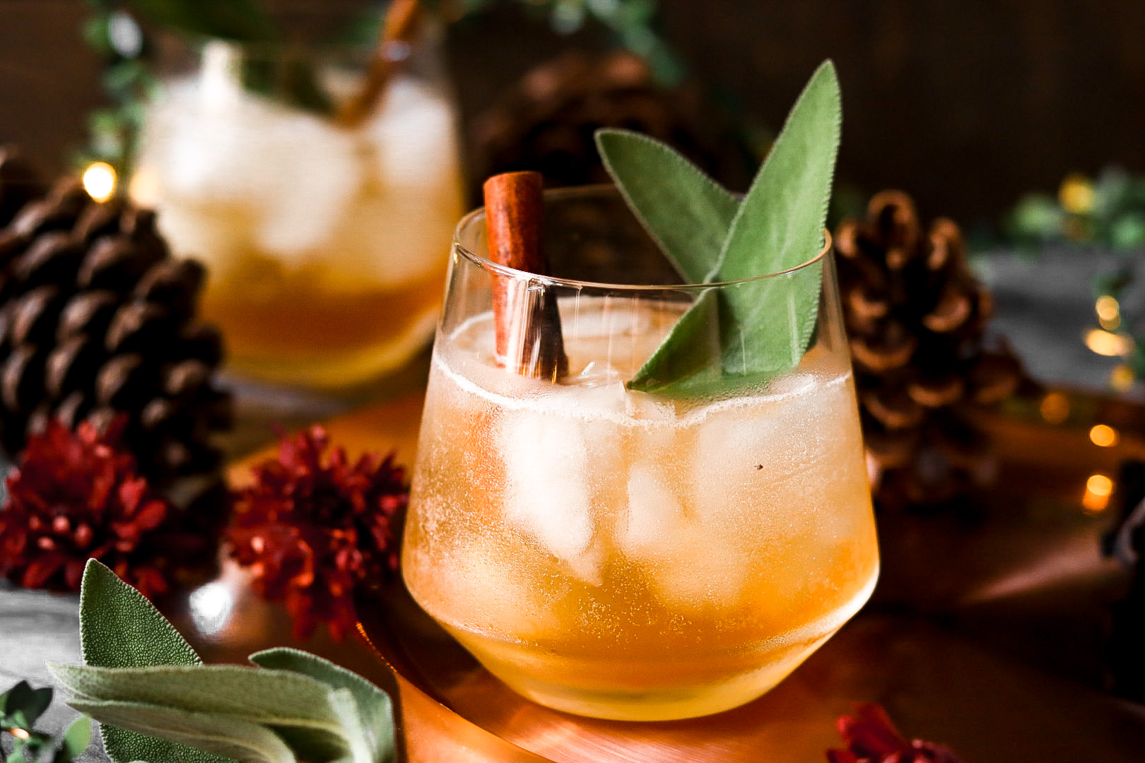 maple sage old fashioned
