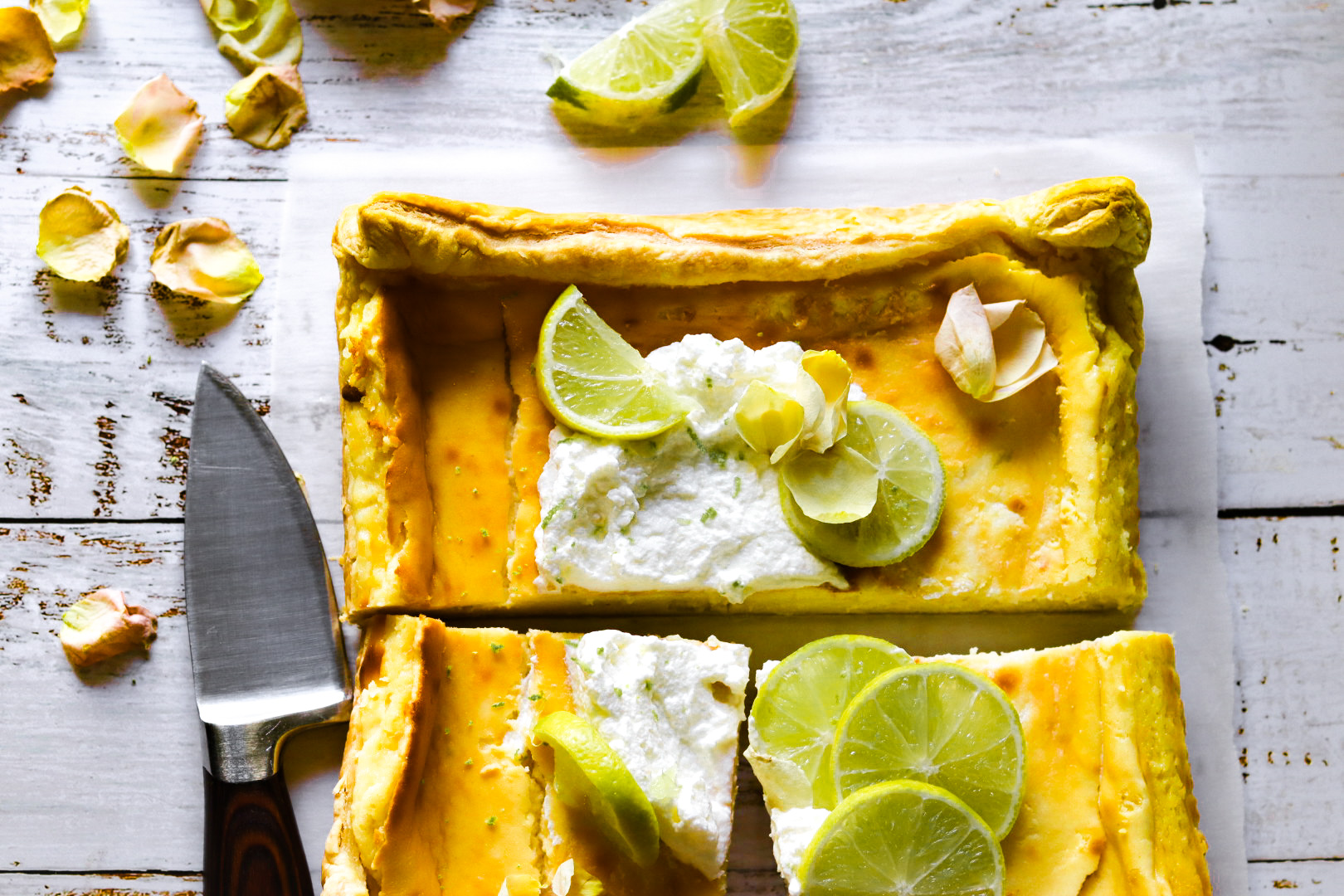 no fuss vanilla key lime cheesecake