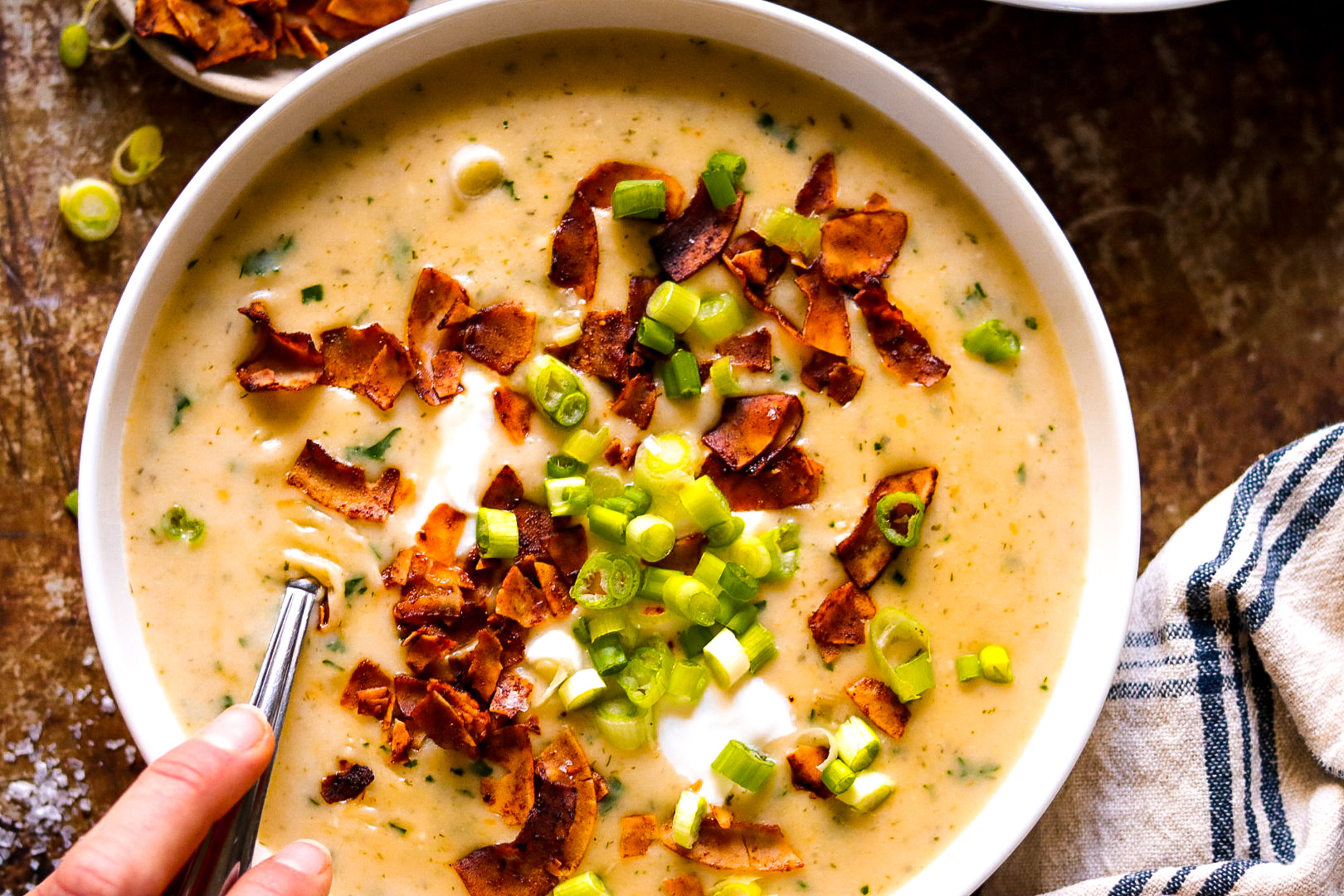 "bacon" ranch potato soup