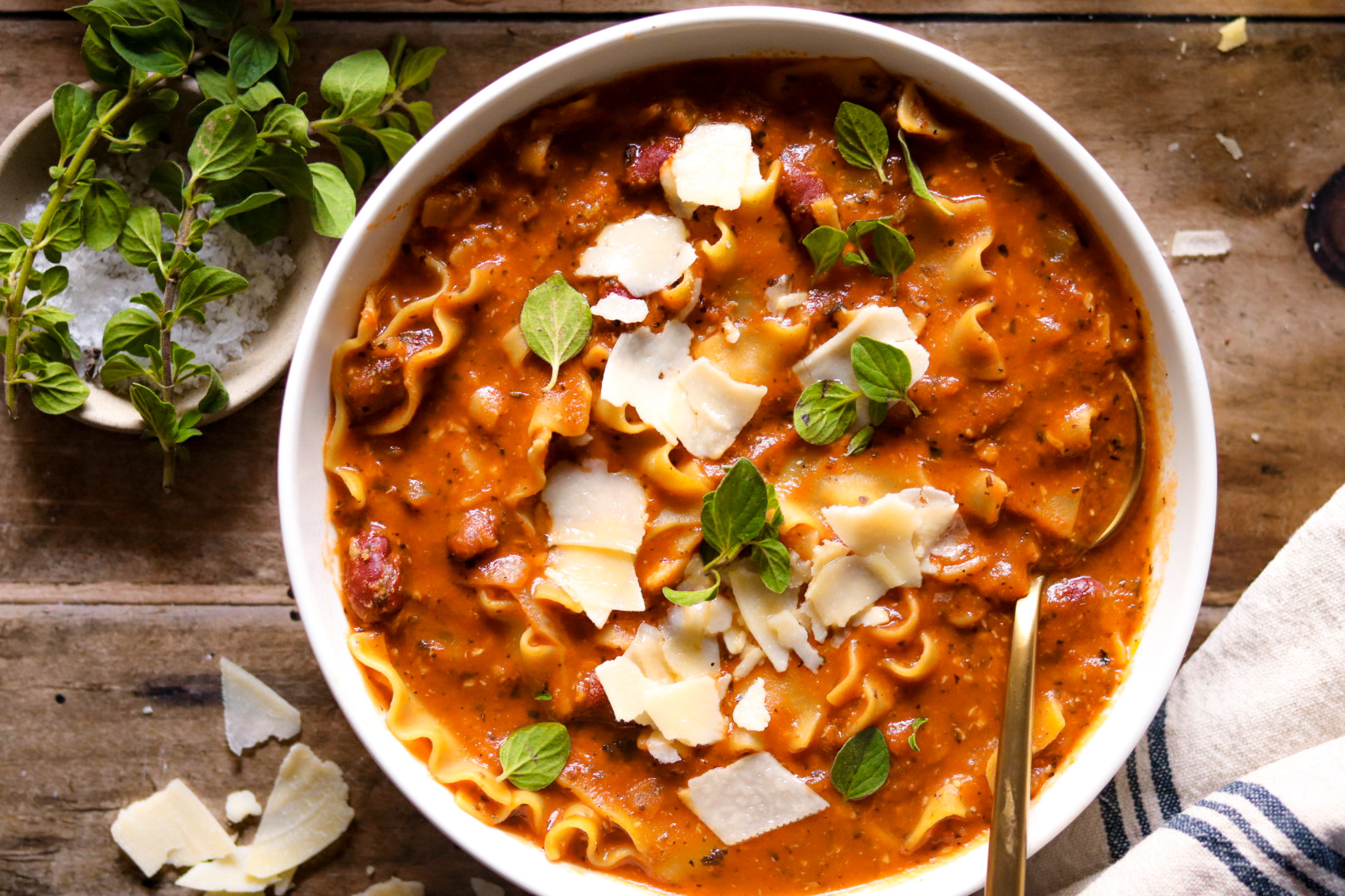 easy lasagna soup
