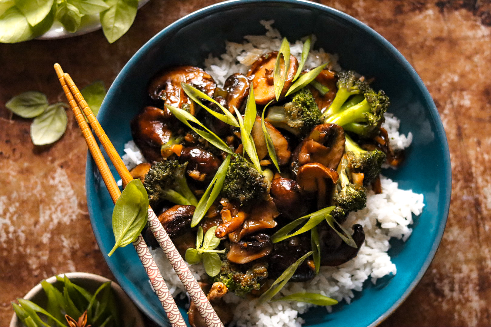 30 minute spicy black pepper mushrooms
