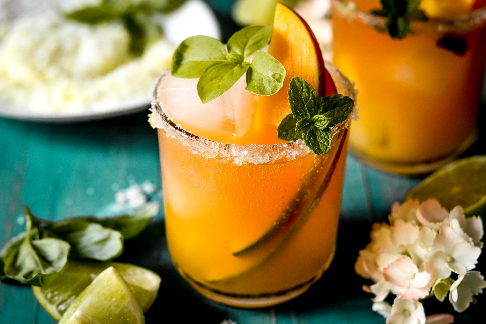 mango basil mojito