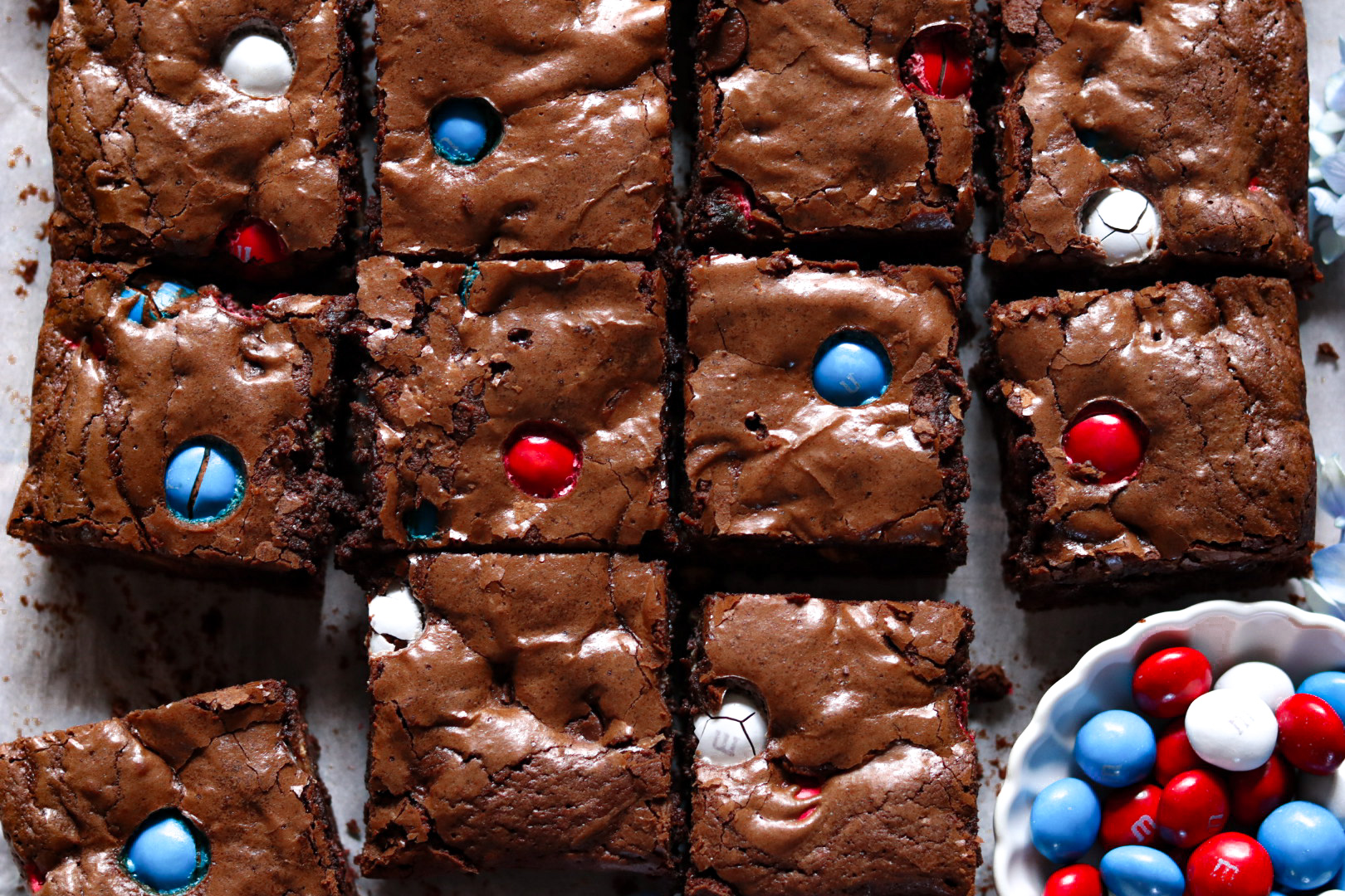 star spangled brownies