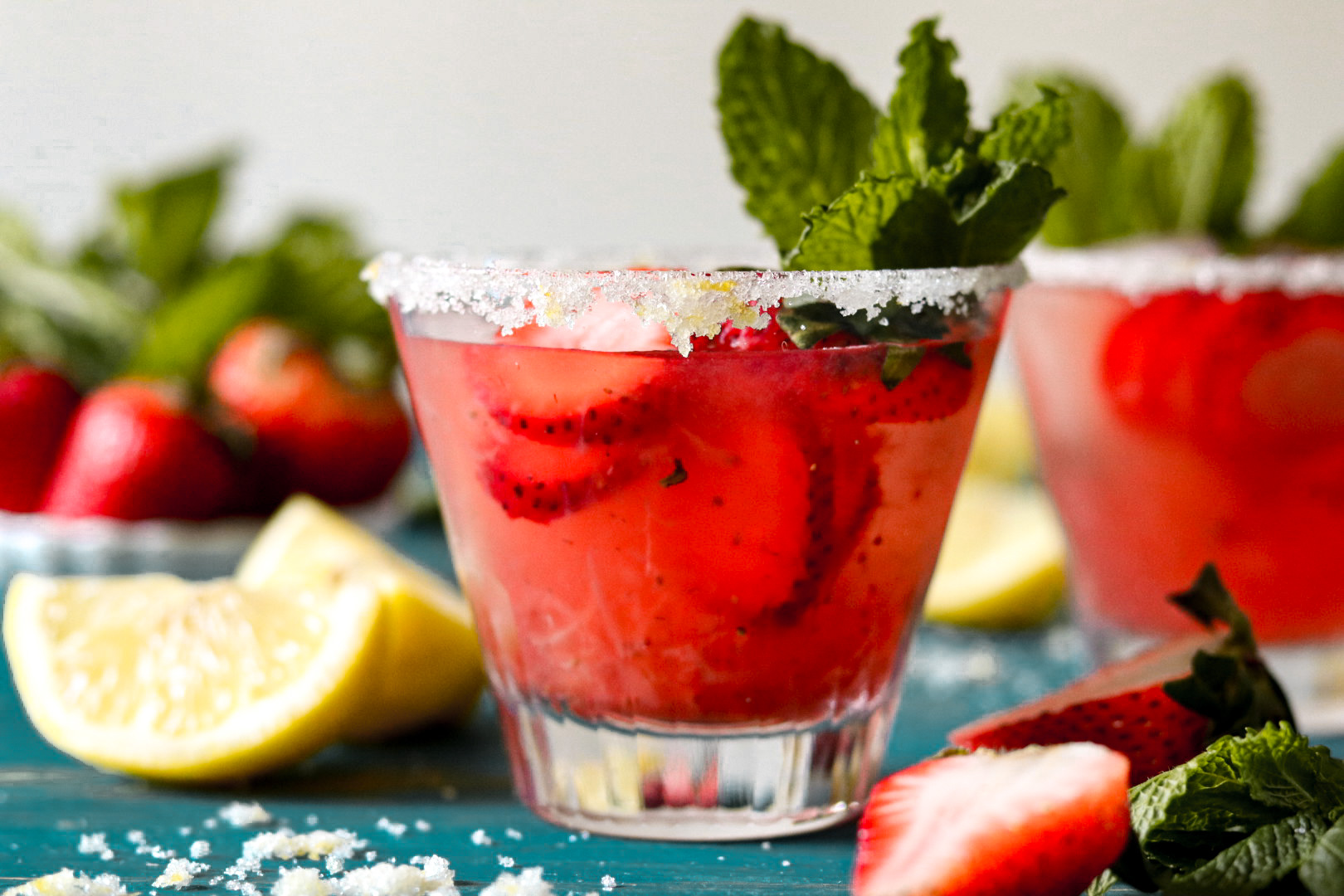 strawberry lemonade mojito