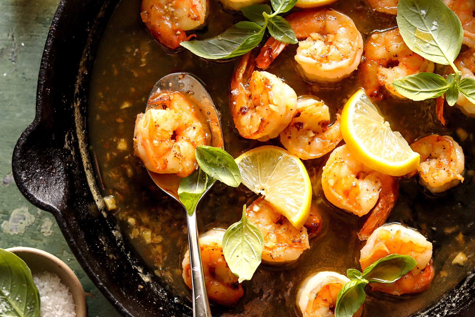 20 minute bourbon honey butter shrimp