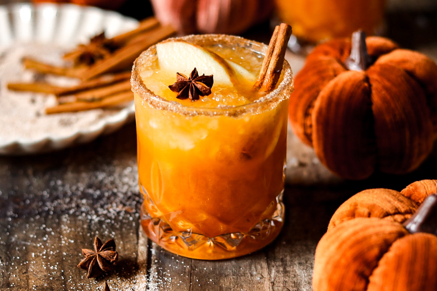 harvest pumpkin margarita
