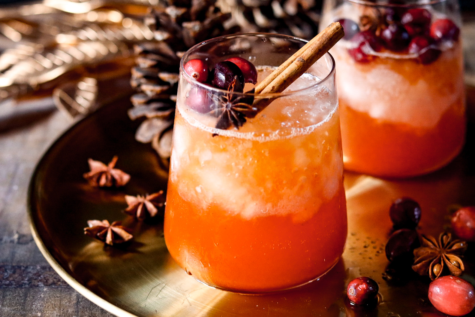 autumn elderflower spritz