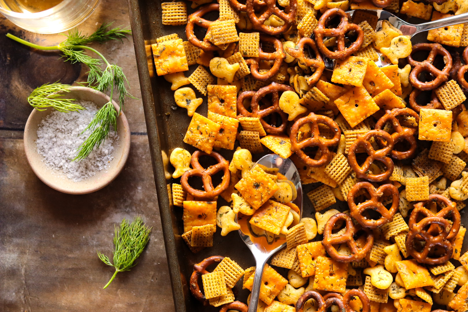 poolside pickle snack mix