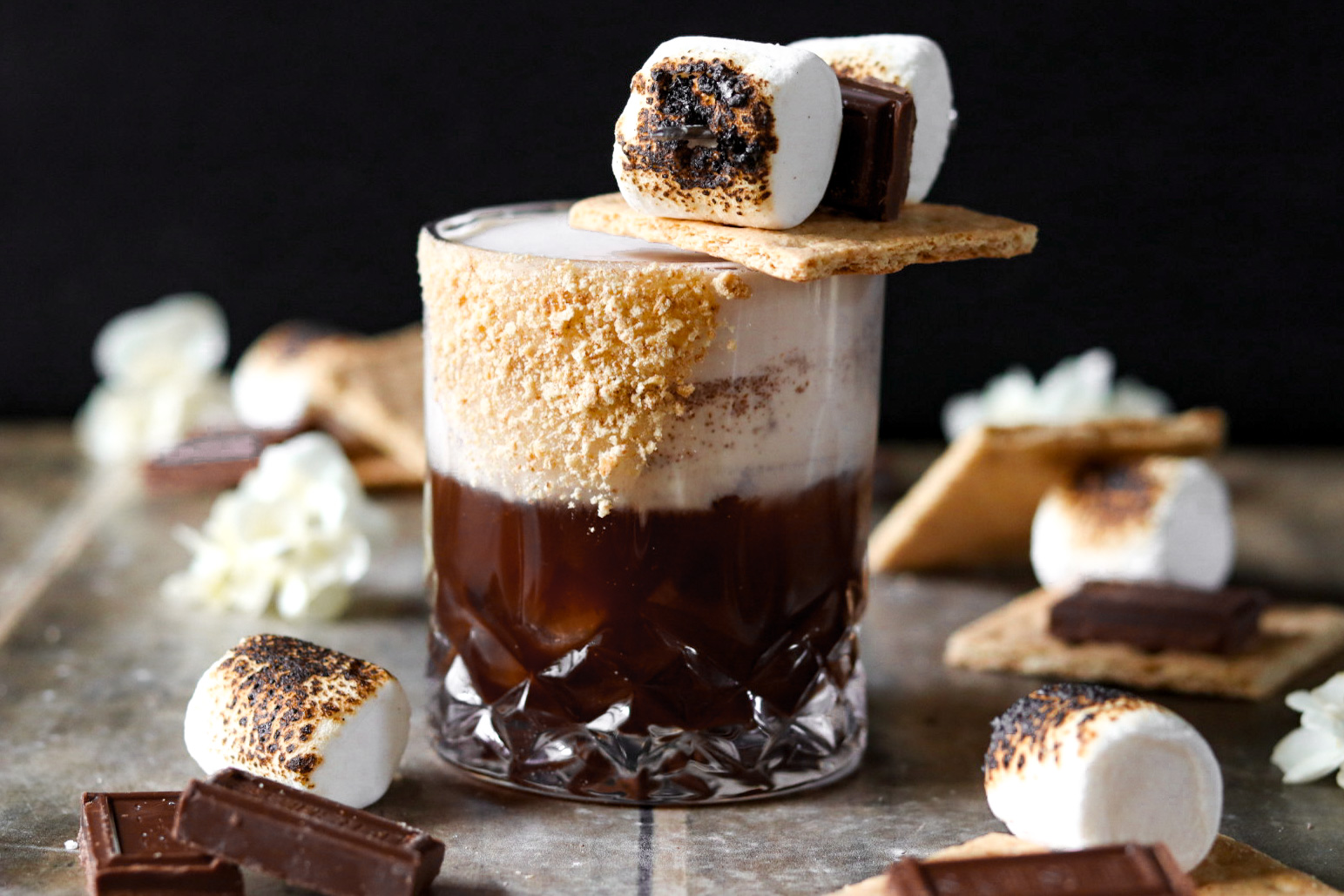 toasted s'mores cold foam white russian